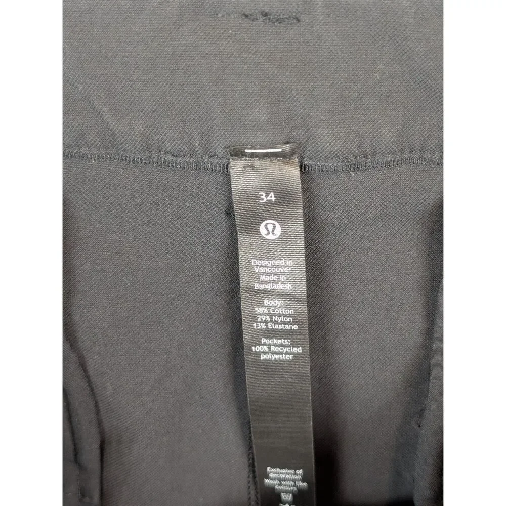 Lululemon Commission Shorts 9" Black Men's Size 34 - Picture 5 of 10